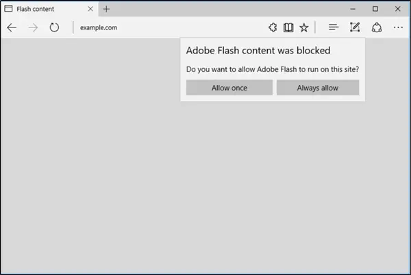 Flash retirement in Edge & Internet Explorer