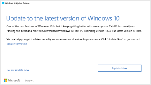 microsoft assistant windows 10