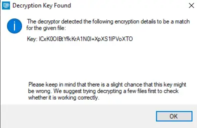 Hakbit Decryption key