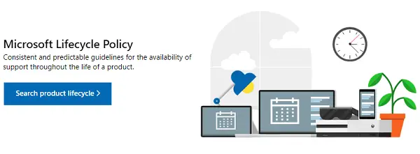 Microsoft Life Cycle Policy