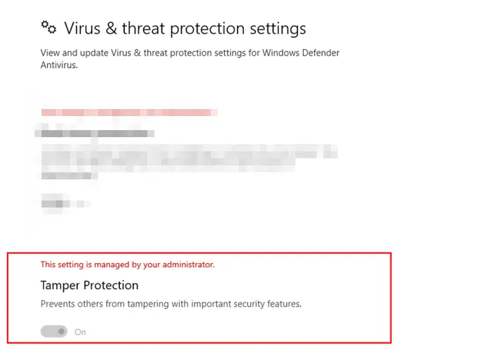 Tamper protection is now available for Enterprise and earlier versions of Windows 10