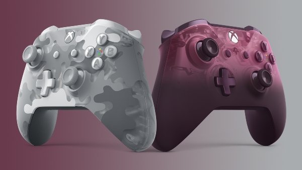 Phantom Magneta & Arctic Camo Xbox Controllers