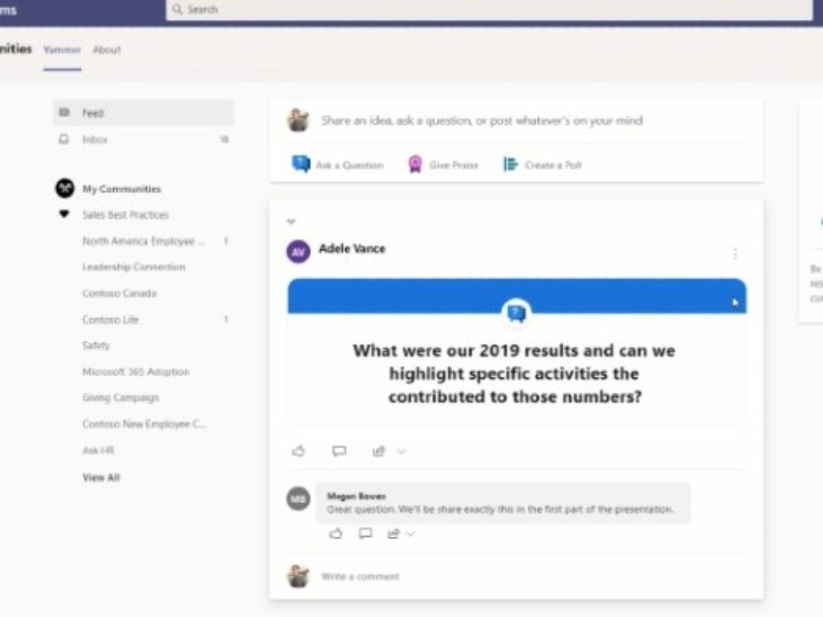 Use the Yammer Communities app for Microsoft Teams - Microsoft Support