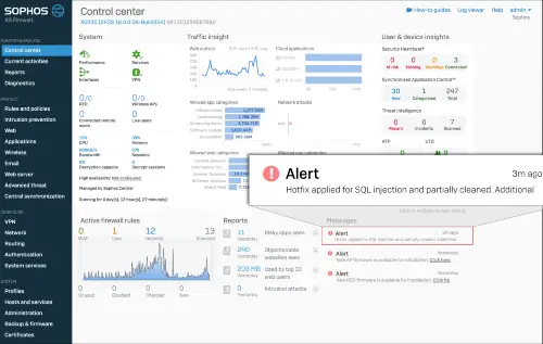 sophos home premium firewall