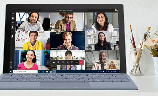 Microsoft Teams will allow you to view 9 participants