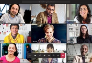 Microsoft Teams 9 participants