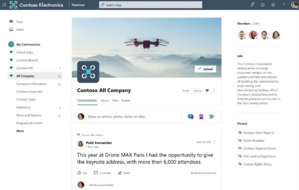 New Yammer Public Preview