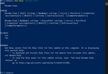 PowerShell Command Prompt