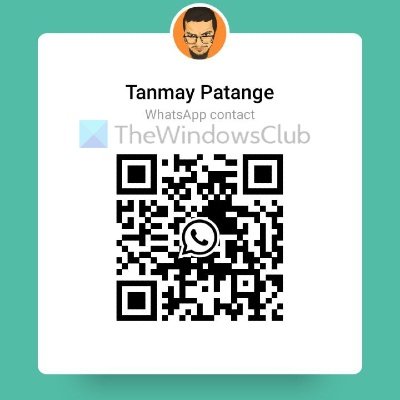 WhatsApp Add Contact QR Code