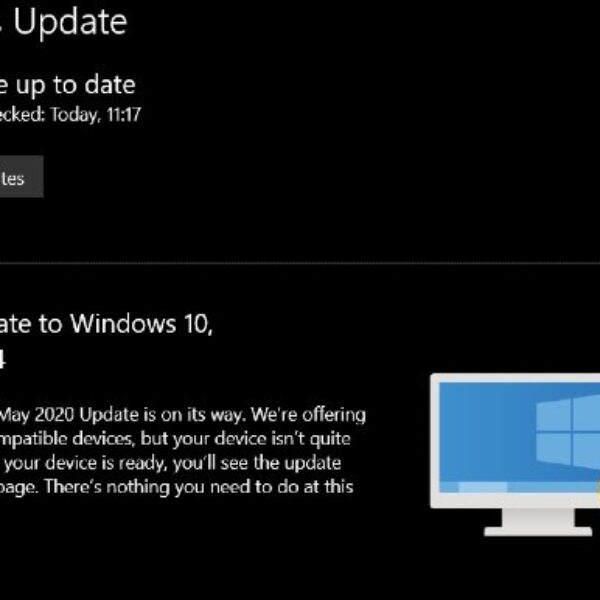 Windows 10 version 2004 isn't quite ready, says Microsoft