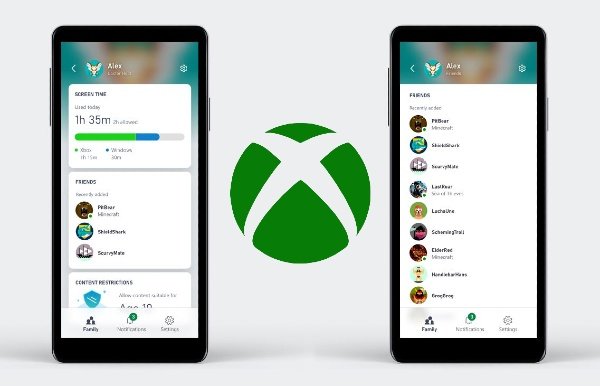 Xbox Family Settings app