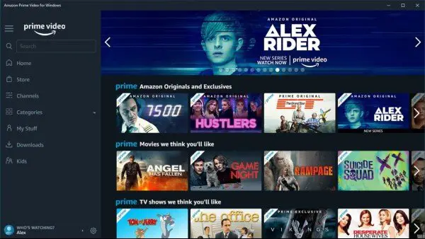 amazon prime video xbox