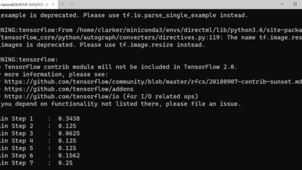 wsl tensorflow gpu