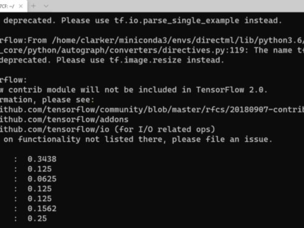 wsl tensorflow gpu