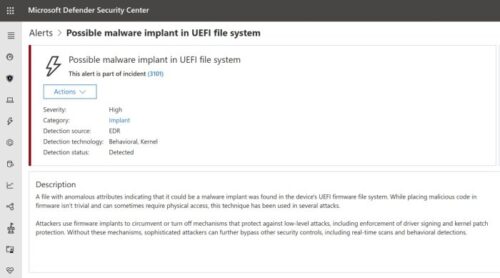 microsoft defender uefi scanner