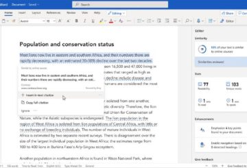 Microsoft Editor Similarity Checker