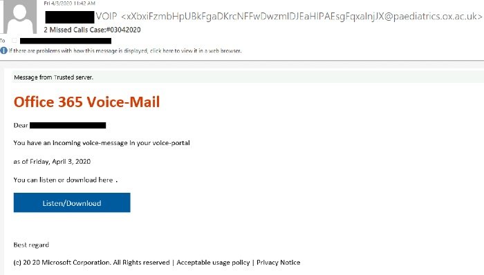 Office 365 Phishing