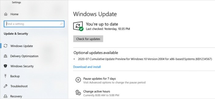 Windows 10 non-security monthly updates