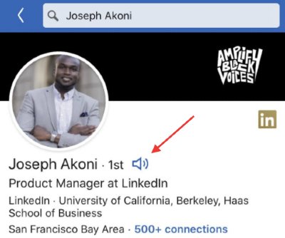 LinkedIn Audio Record Name Pronunciation