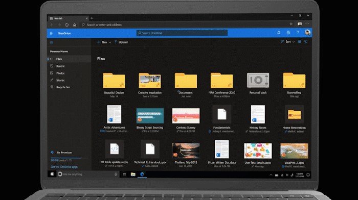 OneDrive for Web Dark Mode