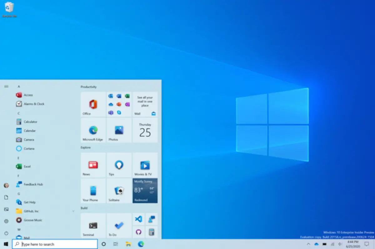 Windows 10 To Get New Start Menu Design Taskbar Experience Etc
