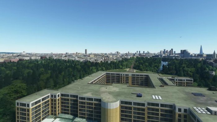 Microsoft Flight Simulator Buckingham Palace