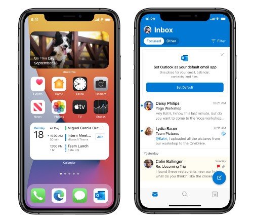 Microsoft Edge Apple iOS 14