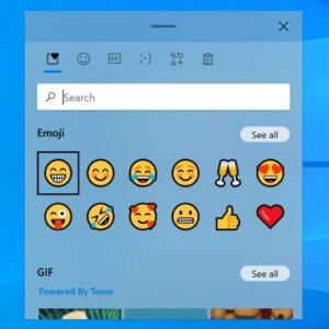 Windows 10 rolling out built-in GIF Search, enhanced Emoji Picker features