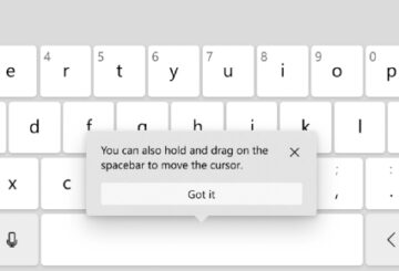 Windows 10 Touch Keyboard Apple iOS
