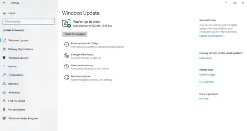 manually download windows 10 feature update 2004