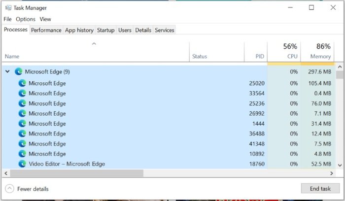 Edge uses multi-process architecture