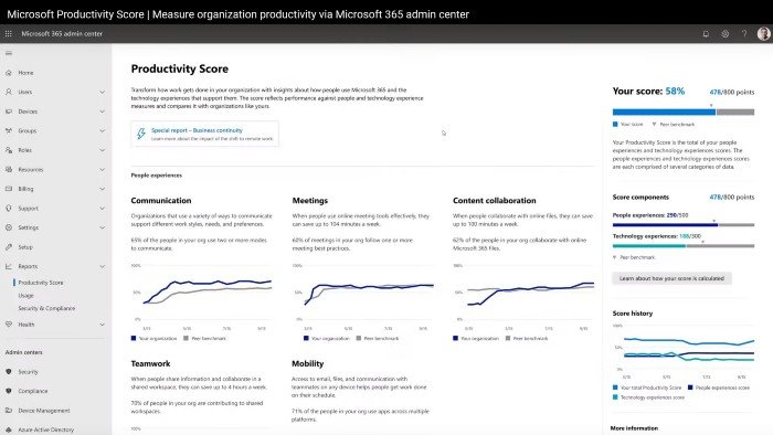 Microsoft Productivity Score