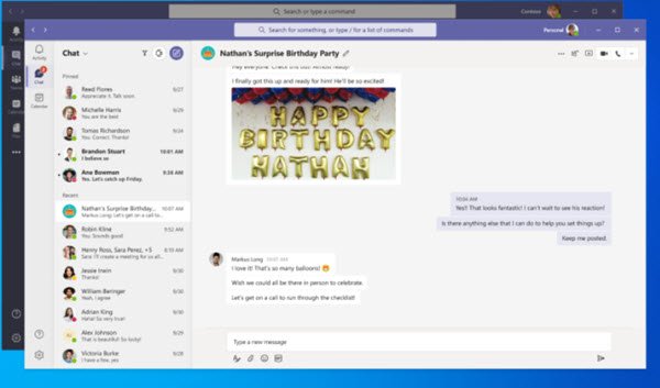 Free voice and video calls by Microsoft Teams