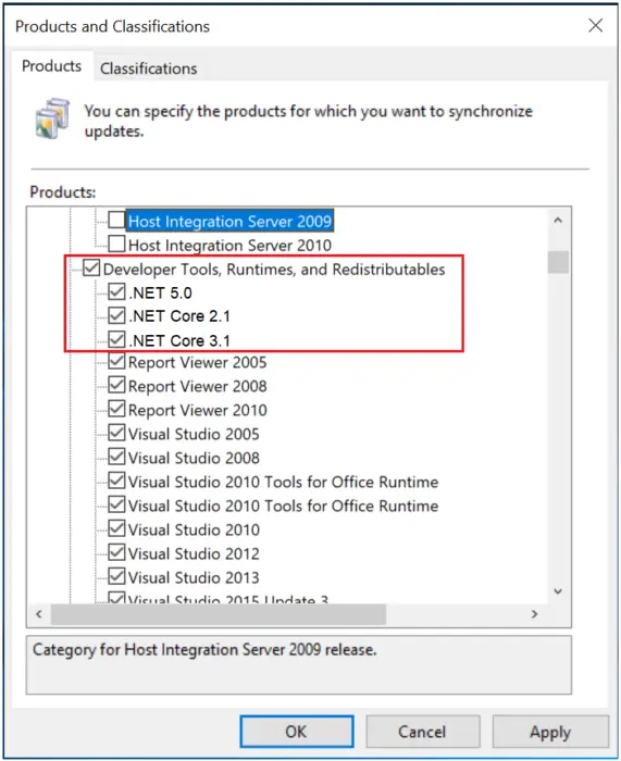 .NET Core Updates