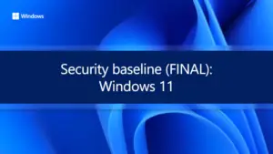 Microsoft Announces Release Of Security Baseline For Windows 11