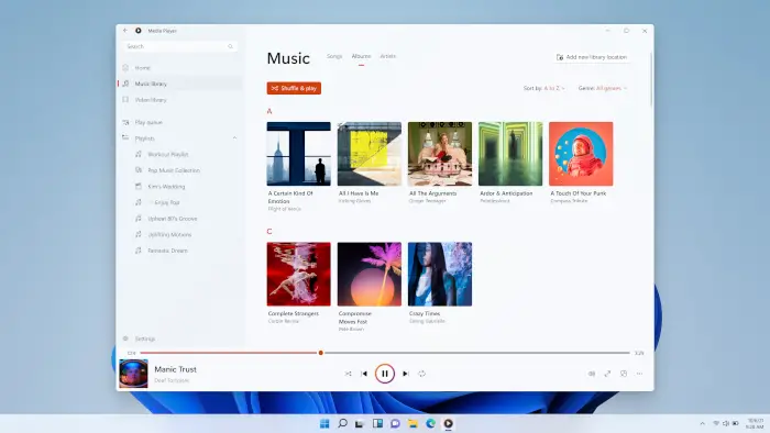Windows 11 to get a cool new Windows Media Player