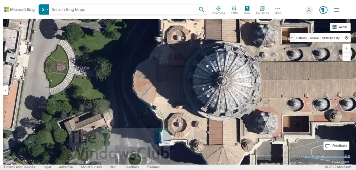 Bing Maps Rome Turning Image Super Resolution