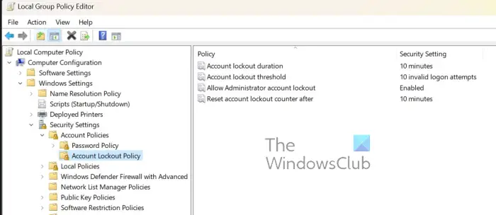 Local Group Policy Editor Windows 11