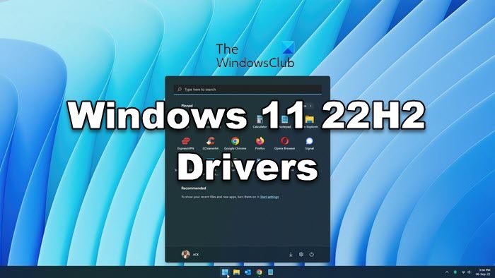 Windows 11 22H2 Drivers