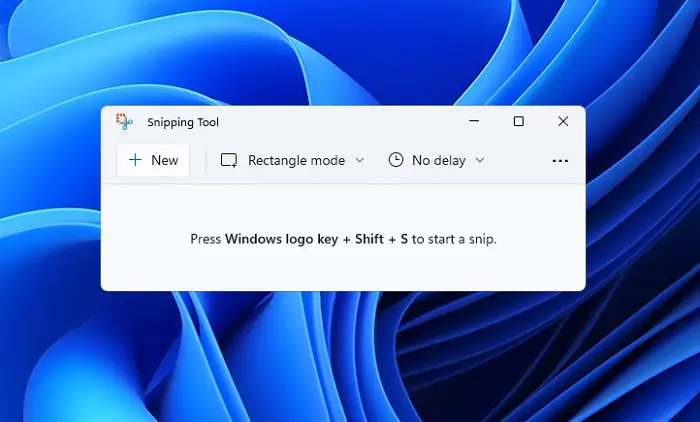 SnippingTool on Windows 11