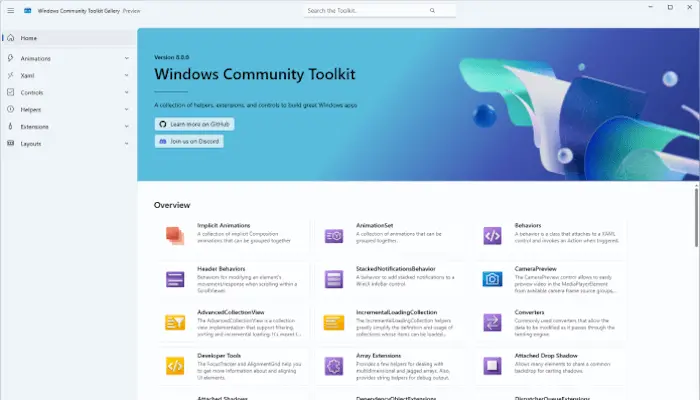 Kit de herramientas de la comunidad de Windows