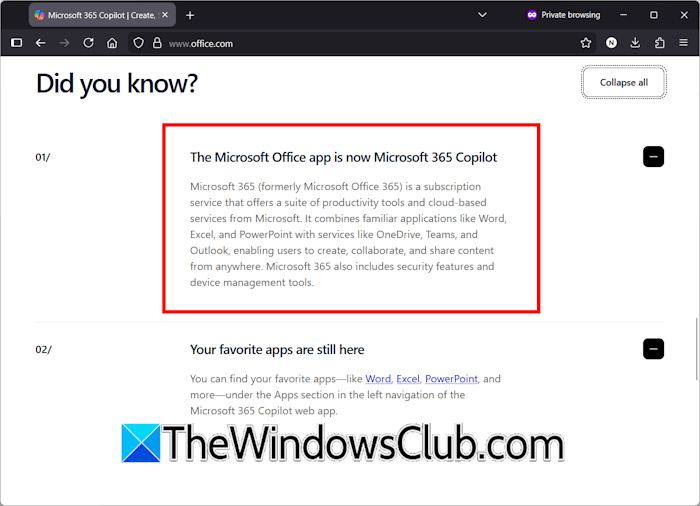 Microsoft 365 Copilot app faqs Microsoft 365 Copilot app faqs